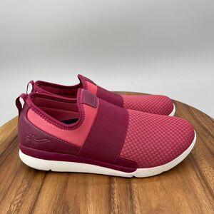KURU Ellie Shoes Womens Size 10 Pink Slip On Running Comfort Walking Sneakers